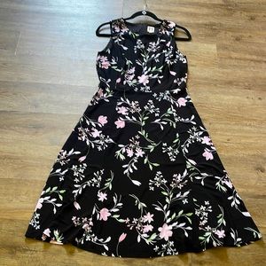 Black Floral Dress